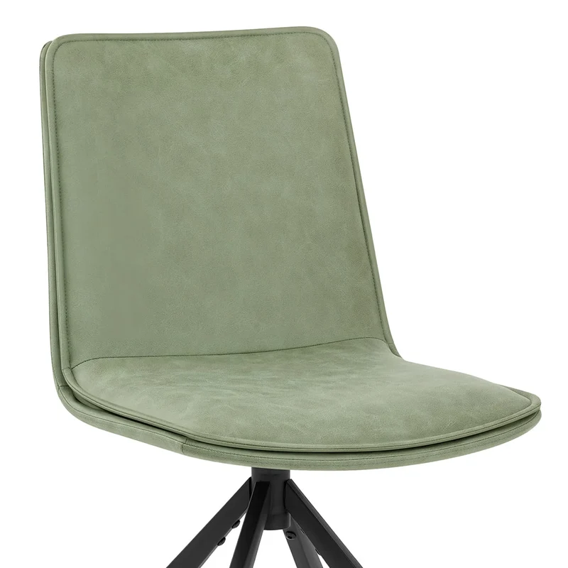 Chaise Faux Cuir - Genesis Vert