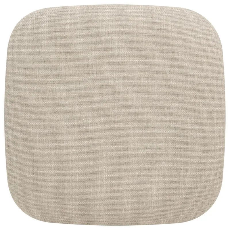 Tabouret de bar Bois Tissu - Stockholm Crème