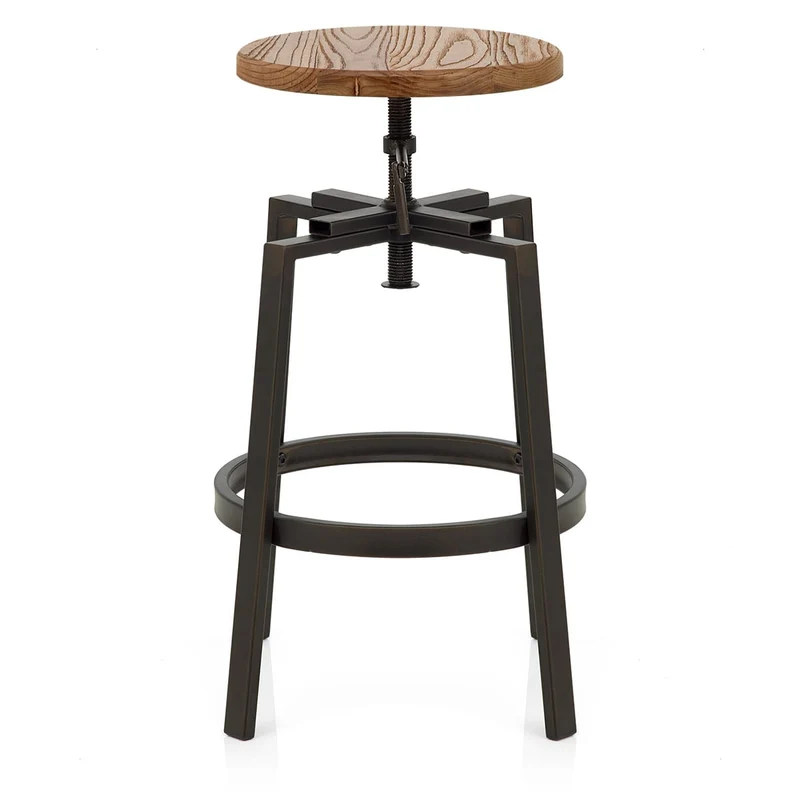 Tabouret de Bar Bois Clair - Industrial Turner Bois