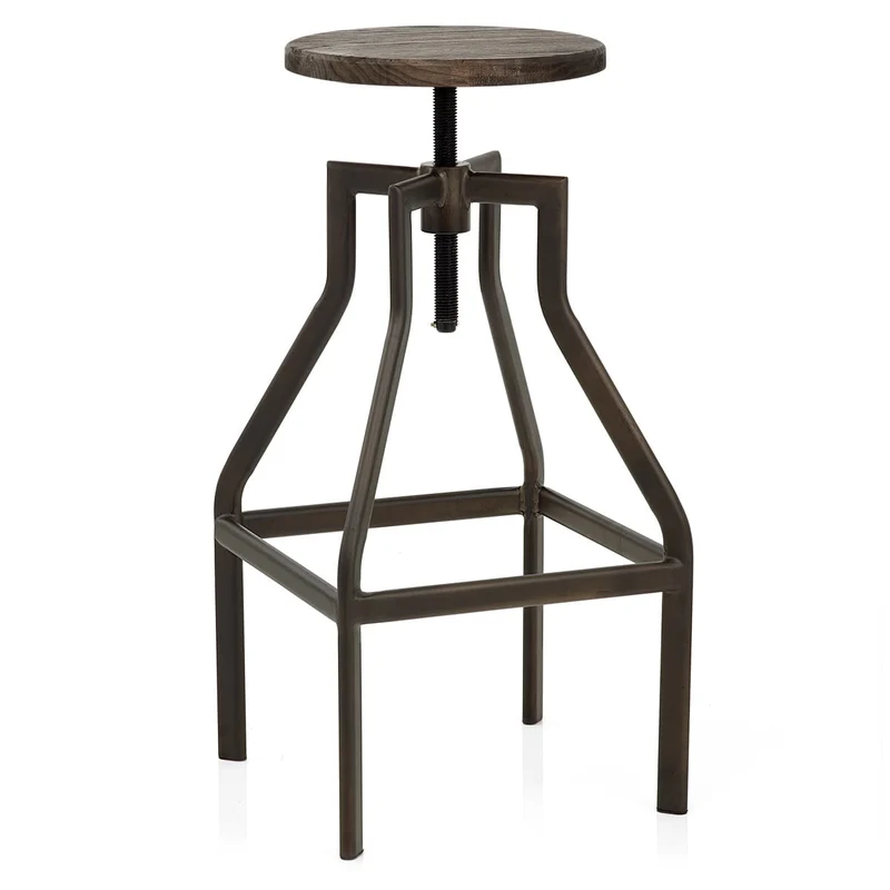 Tabouret de bar Bois Foncé - Vintage Revolution Bois