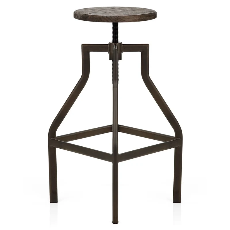 Tabouret de bar Bois Foncé - Vintage Revolution Bois