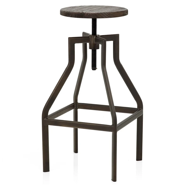 Tabouret de bar Bois Foncé - Vintage Revolution Bois