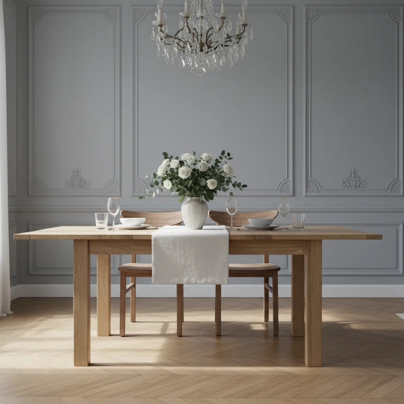Table Repas Rect All. 132X81 | Acacia Urban