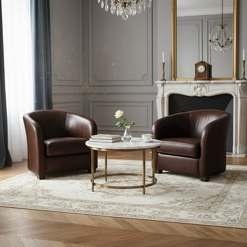 Fauteuil B.Cast Chocolat | Diana