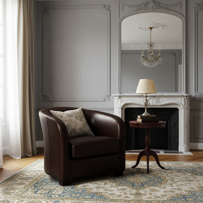 Fauteuil B.Cast Chocolat | Diana