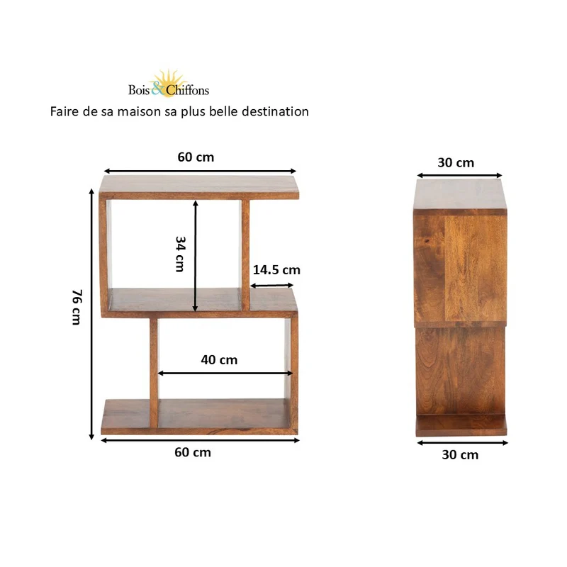 Étagères Petit | Bois de manguier | Alan