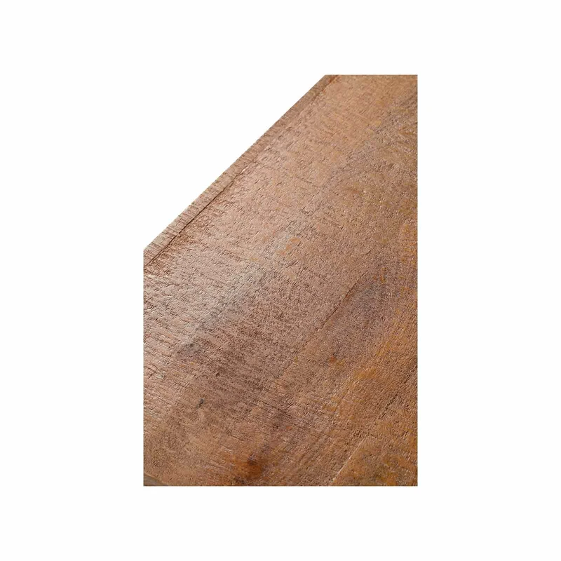 Table basse sculptée 1 tiroir, 1 niche en bois massif manguier - Sculture