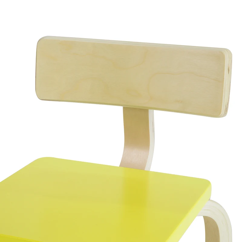 SoBuy KMB29-GR Chaise pour Enfant en Bois Bouleau Chaise Enfant Confortable avec Dossier