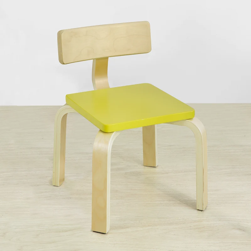 SoBuy KMB29-GR Chaise pour Enfant en Bois Bouleau Chaise Enfant Confortable avec Dossier