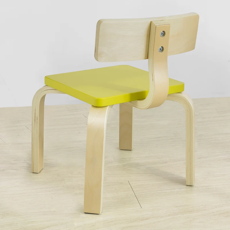 SoBuy KMB29-GR Chaise pour Enfant en Bois Bouleau Chaise Enfant Confortable avec Dossier