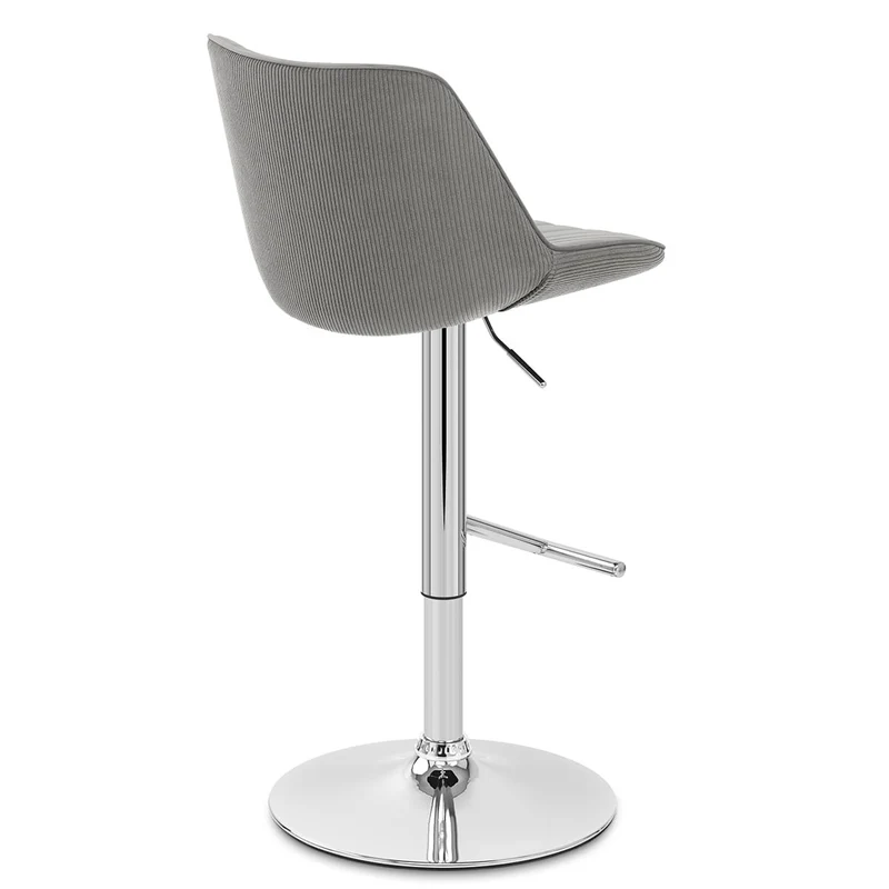 Chaise de Bar Velours - Summer Gris