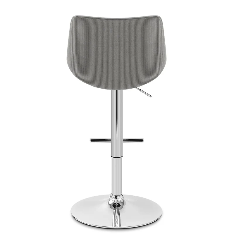 Chaise de Bar Velours - Summer Gris