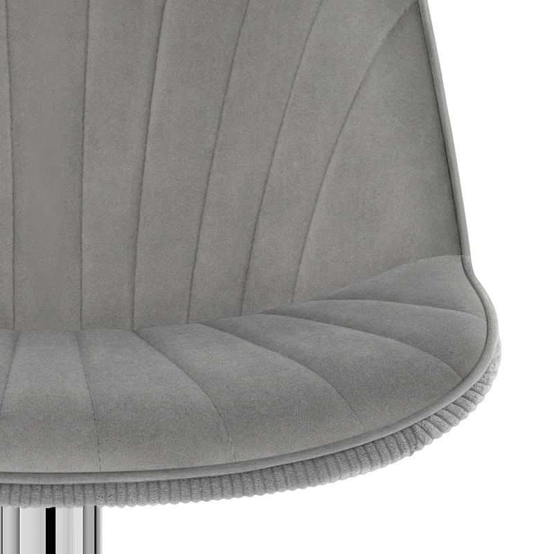 Chaise de Bar Velours - Summer Gris