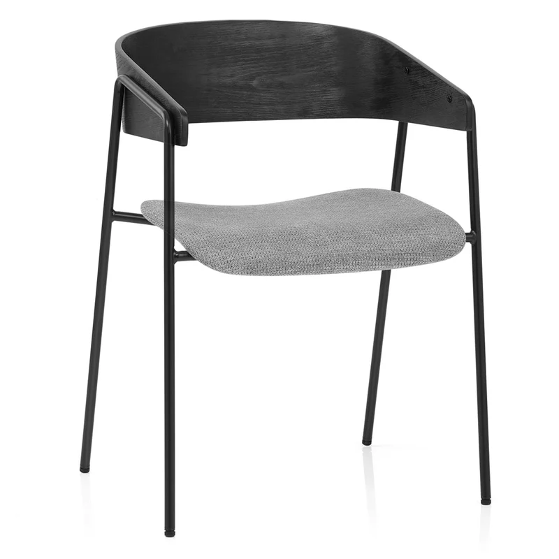 Chaise Tissu - Lauren Gris