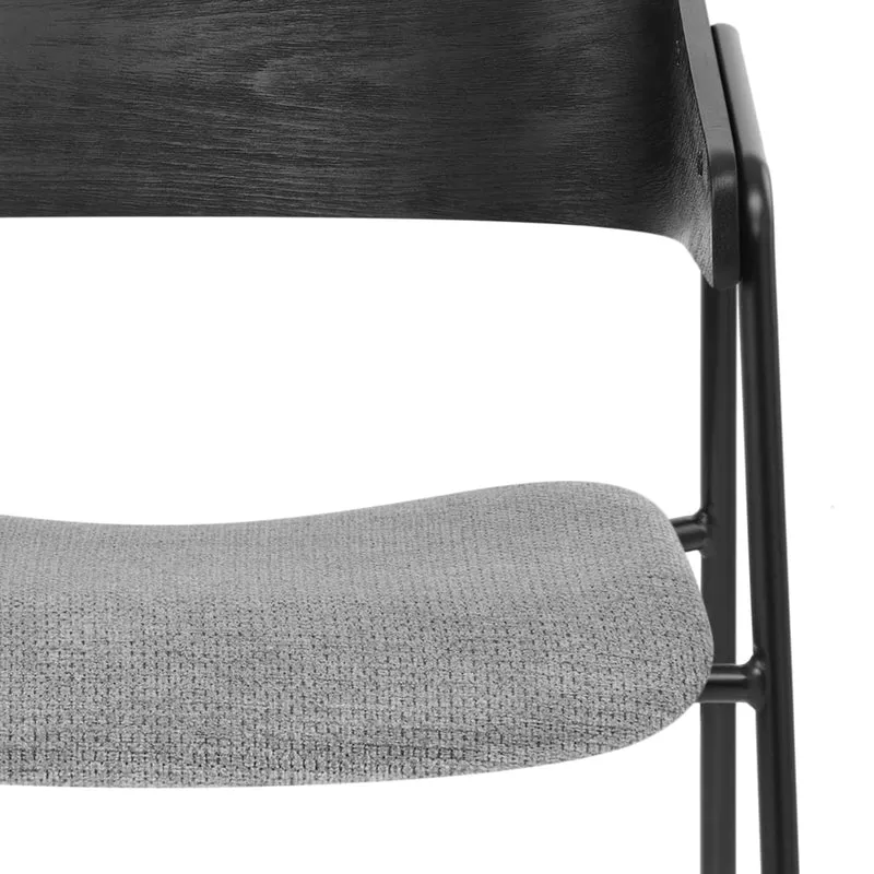 Chaise Tissu - Lauren Gris