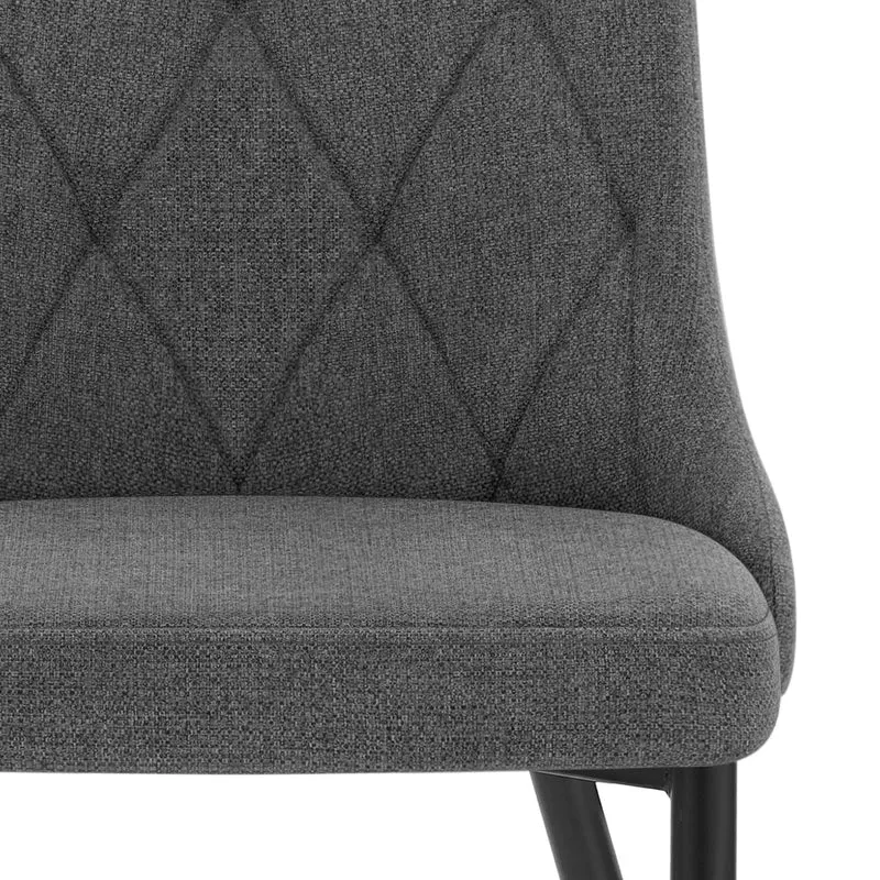 Chaise Tissu - Phoebe Gris Foncé
