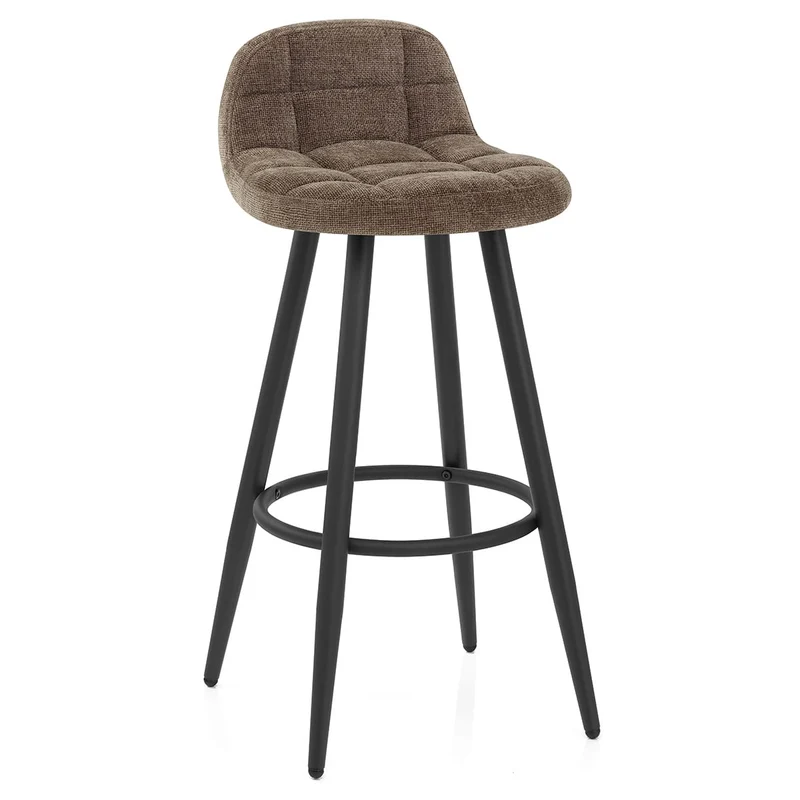 Tabouret Tissu - Solo Marron