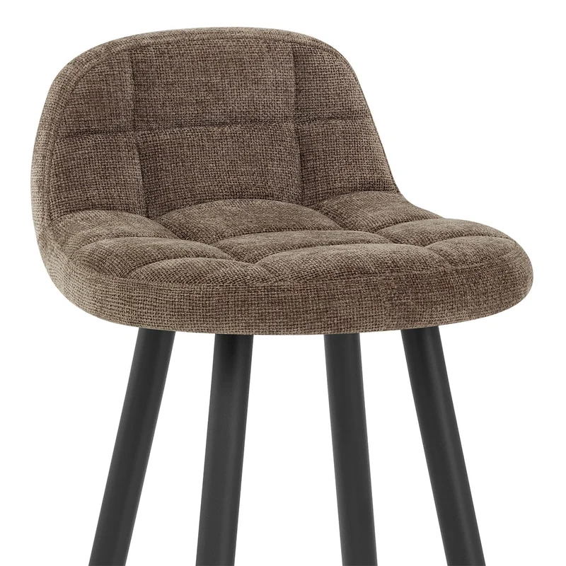 Tabouret Tissu - Solo Marron