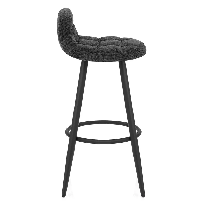 Tabouret Tissu - Solo Gris Foncé
