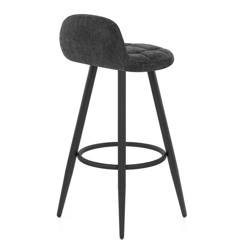 Tabouret Tissu - Solo Gris Foncé