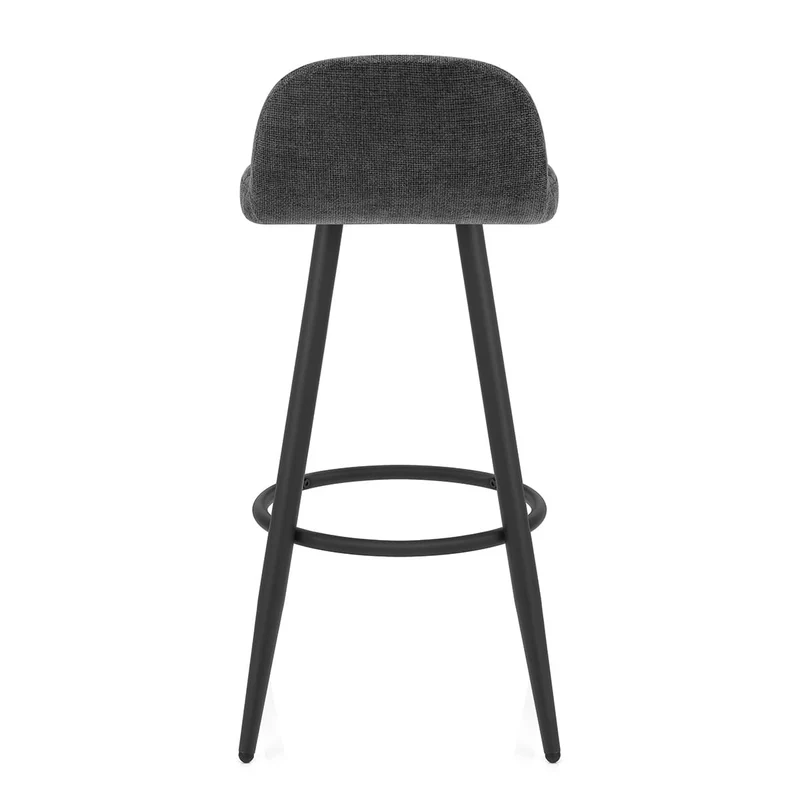 Tabouret Tissu - Solo Gris Foncé
