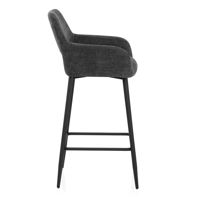 Tabouret Tissu - Raven Noir