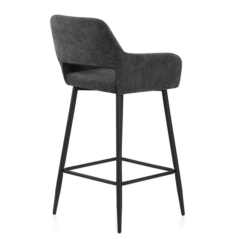 Tabouret Tissu - Raven Noir