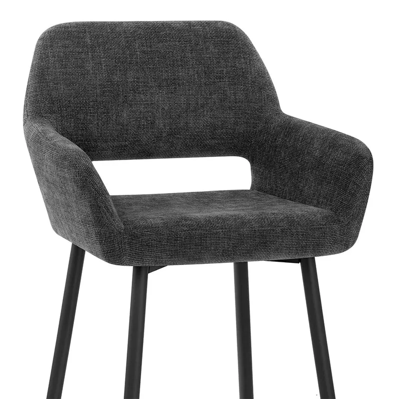 Tabouret Tissu - Raven Noir