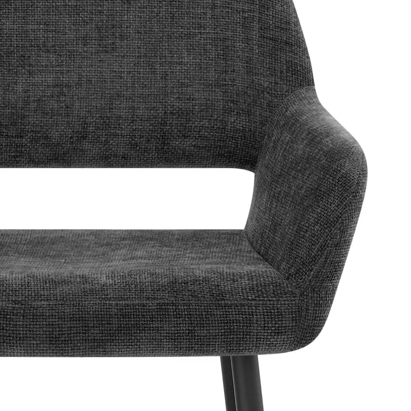 Tabouret Tissu - Raven Noir