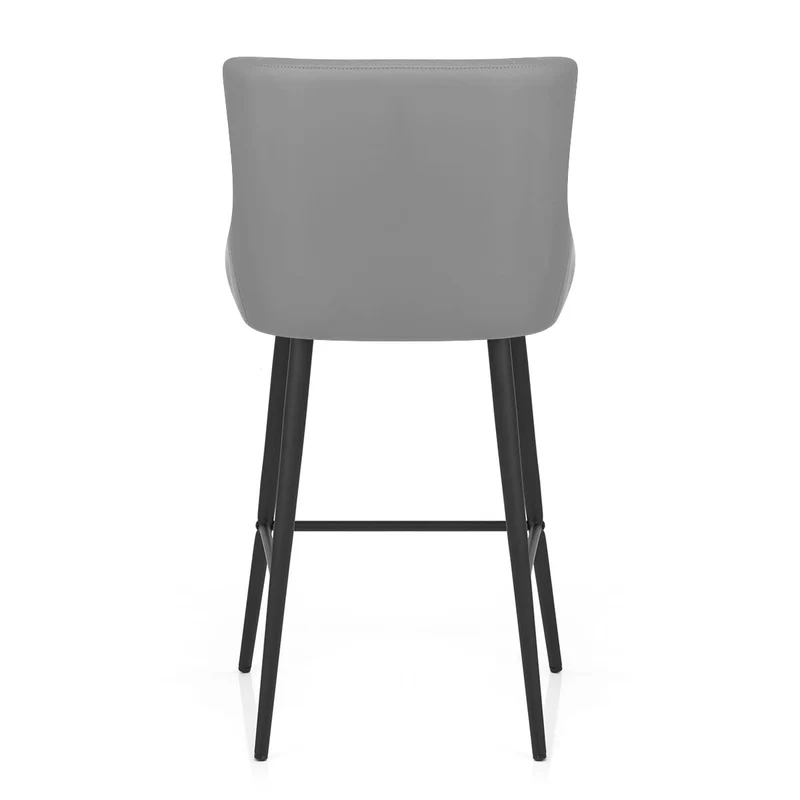 Tabouret de Bar Faux Cuir - Provence Gris