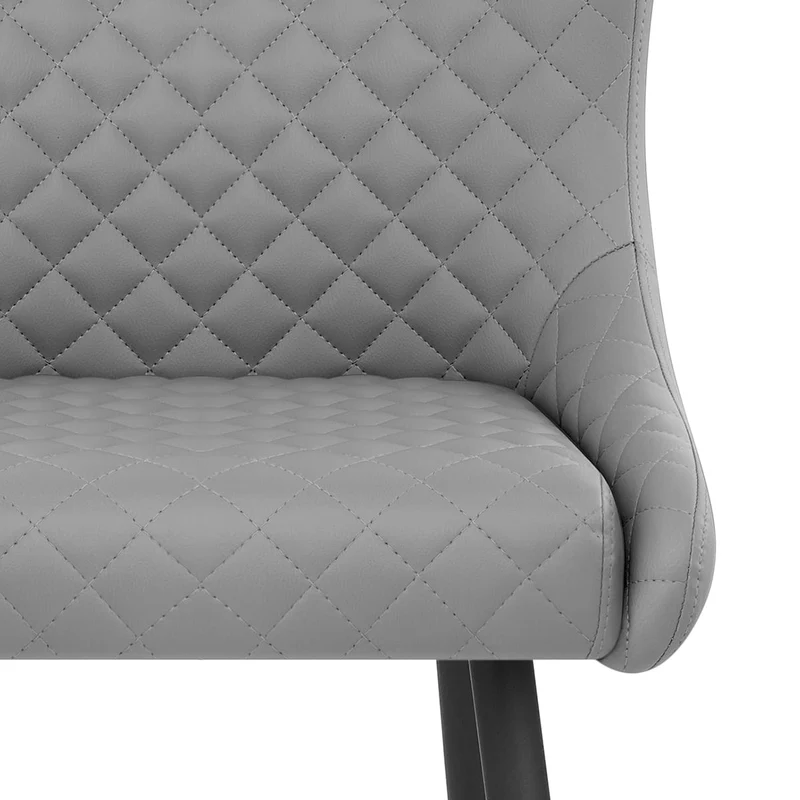 Tabouret de Bar Faux Cuir - Provence Gris