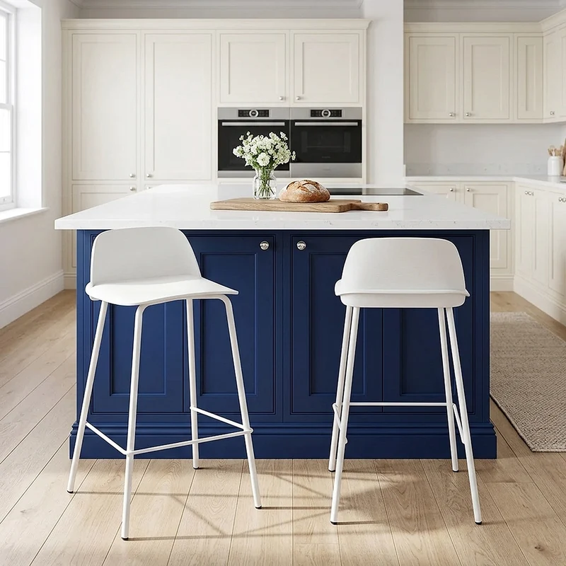 Tabouret de Bar - Pixel Blanc