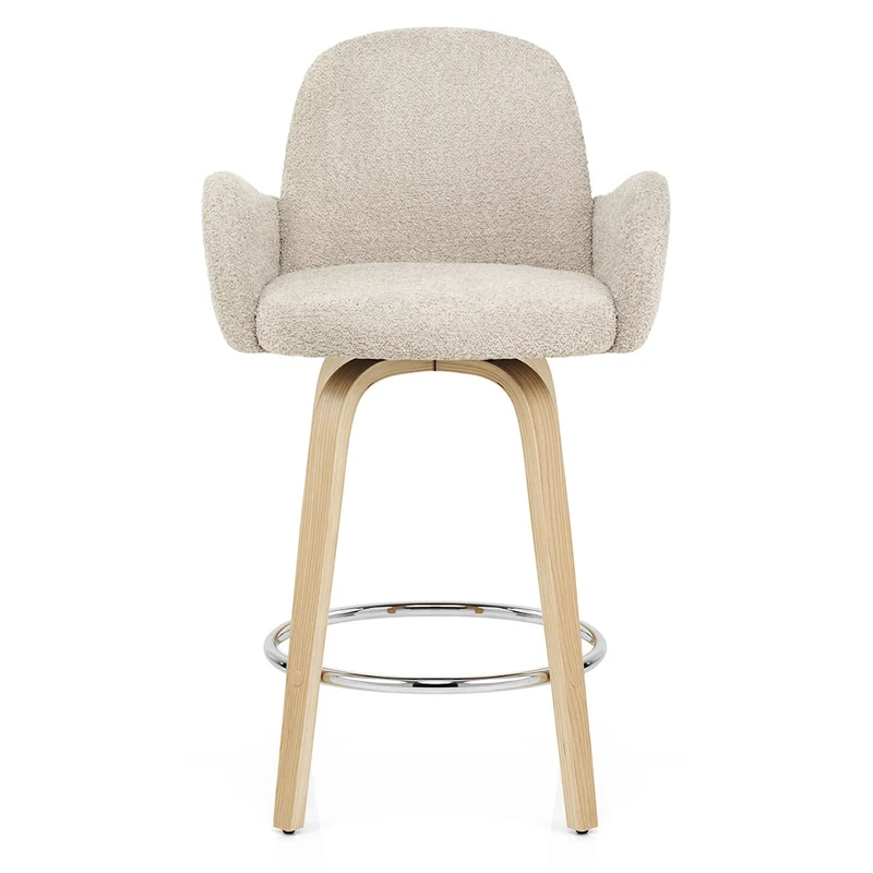 Tabouret de Bar Boucle - Romeo Crème