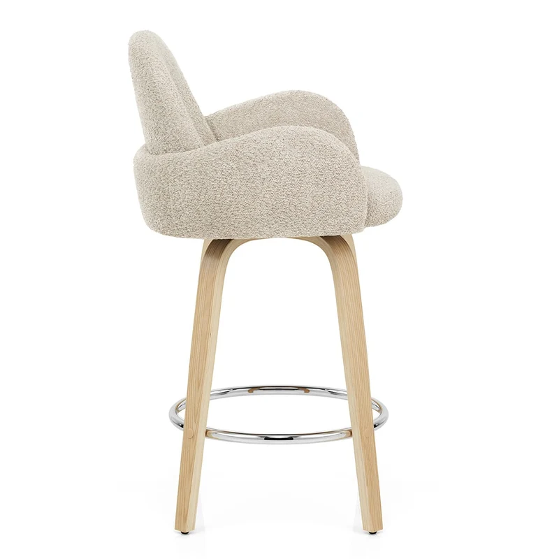 Tabouret de Bar Boucle - Romeo Crème