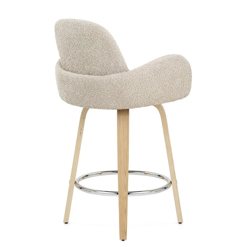 Tabouret de Bar Boucle - Romeo Crème