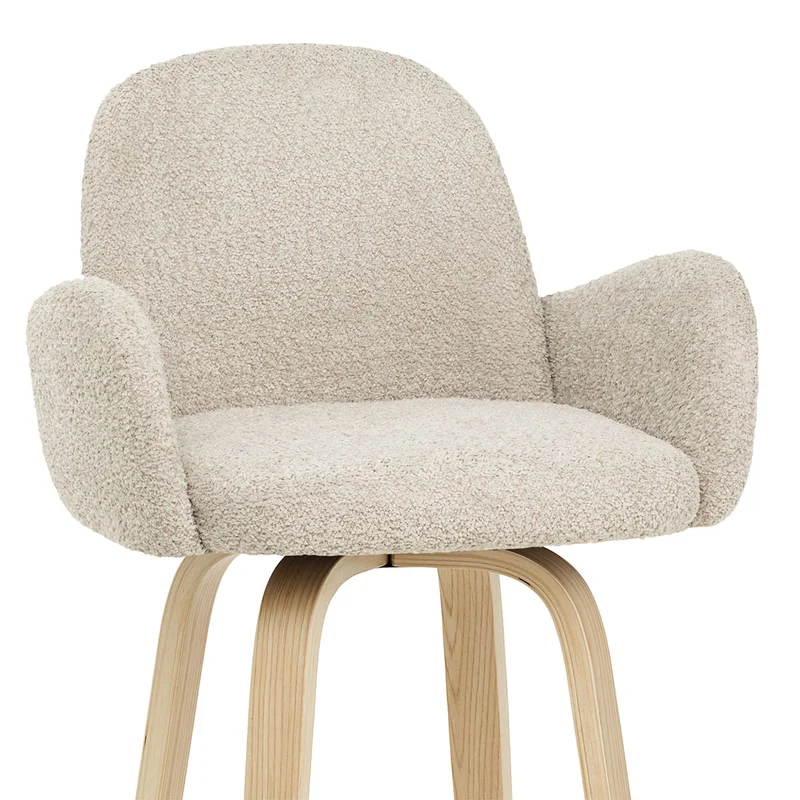 Tabouret de Bar Boucle - Romeo Crème
