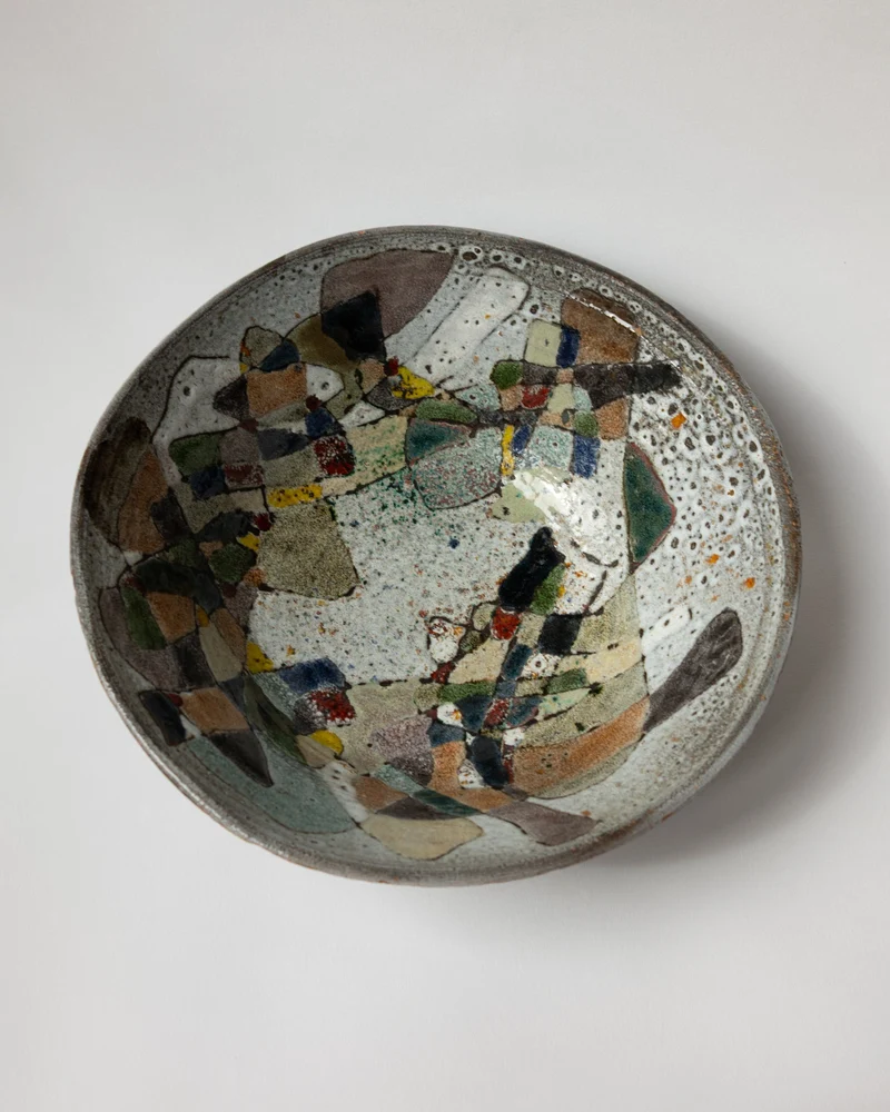 Paul Quéré French Abstract Ceramic Bowl | La Po(é)terie