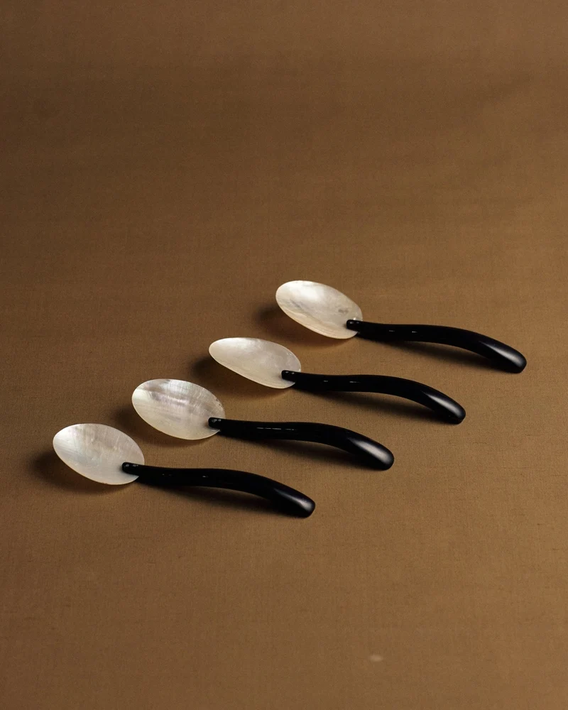 Mother Of Pearl And Bakelite Spoons