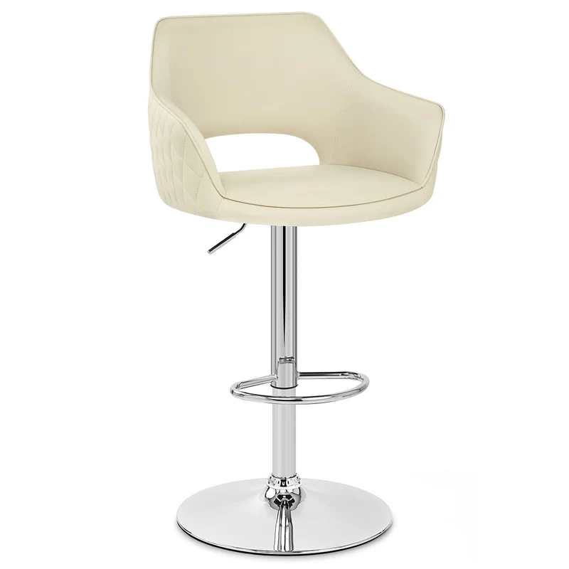 Tabouret Faux Cuir - Dune Crème