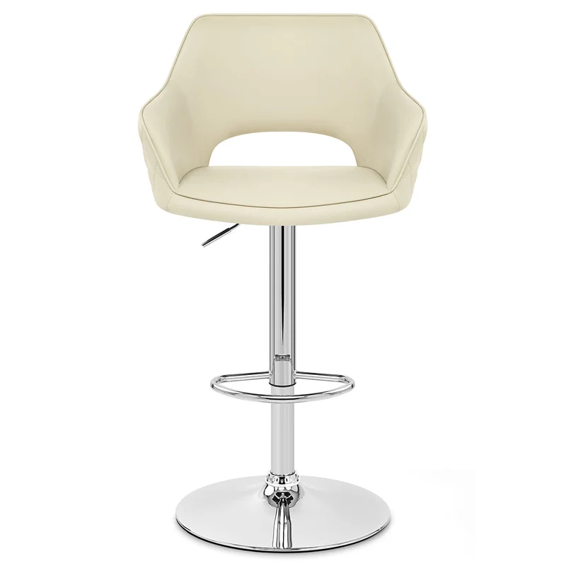 Tabouret Faux Cuir - Dune Crème