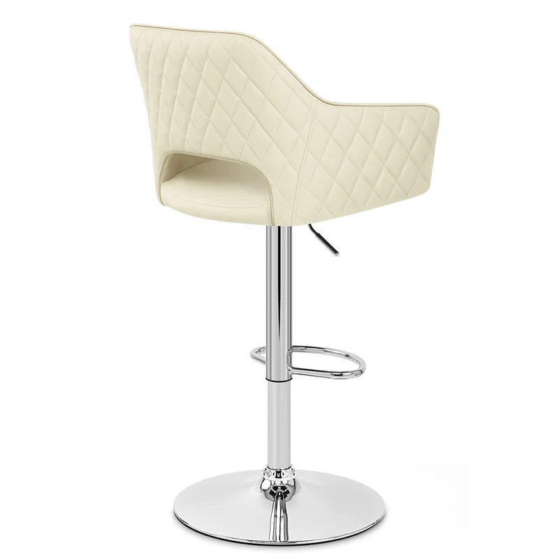 Tabouret Faux Cuir - Dune Crème
