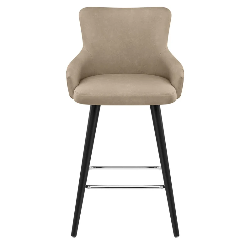 Tabouret Faux Cuir - Diablo Taupe
