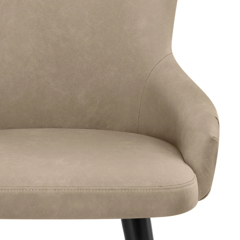 Tabouret Faux Cuir - Diablo Taupe