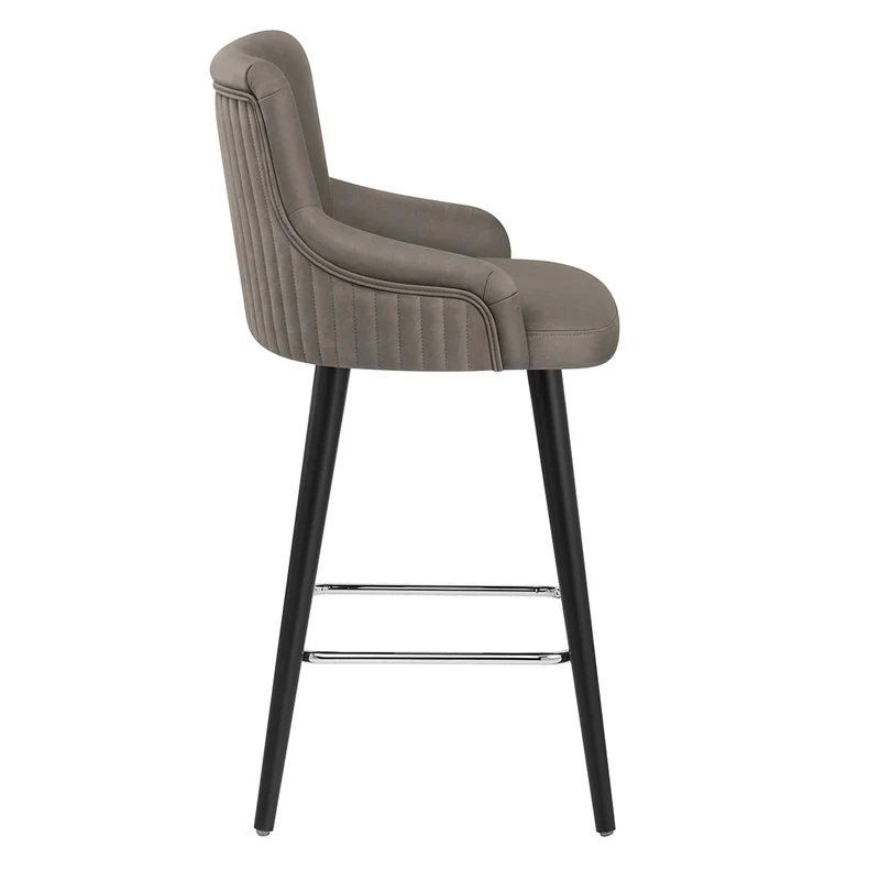 Tabouret Faux Cuir - Diablo Gris