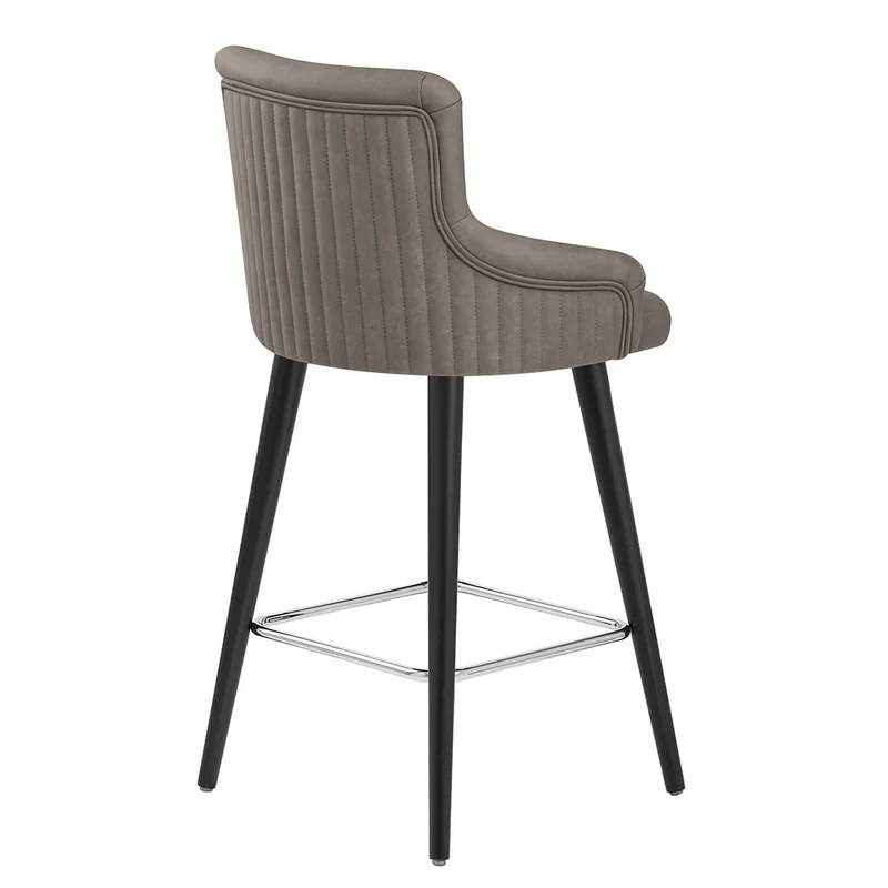 Tabouret Faux Cuir - Diablo Gris
