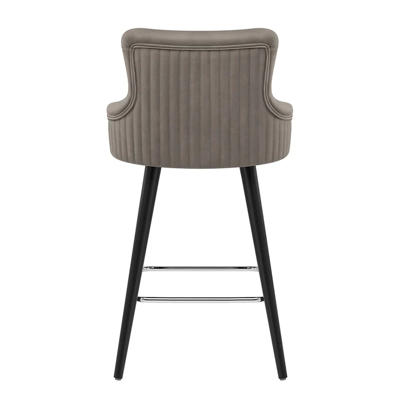 Tabouret Faux Cuir - Diablo Gris