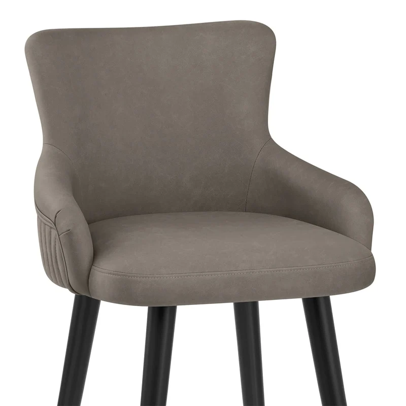 Tabouret Faux Cuir - Diablo Gris