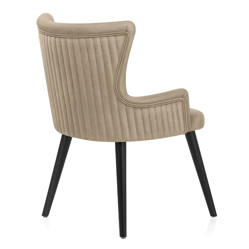 Chaise Faux Cuir - Diablo Taupe