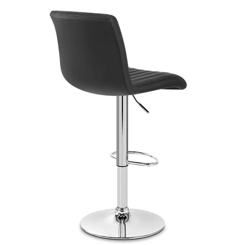 Tabouret de Bar Cuir Véritable - Debut Noir