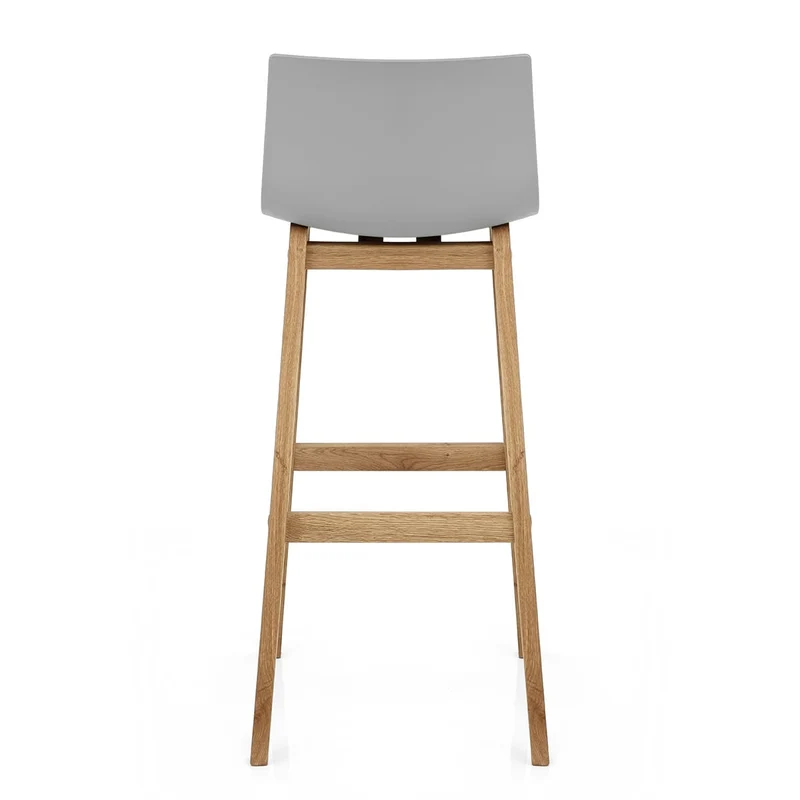 Tabouret de Bar Résine Bois - Drift ABS Gris